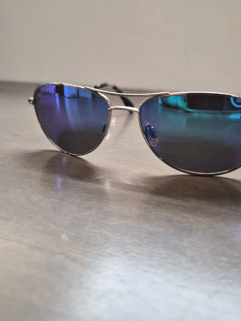Maui Jim Baby Beach Sunglasses – Blue Hawaii Silver – RX-Able B245-17 - Picture 4 of 16
